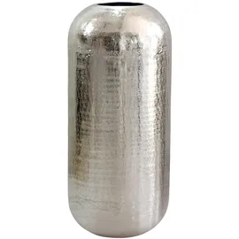 FineBuy FineBuy, Vase Bodenvase FB76405 Aluminium 45 cm Silber