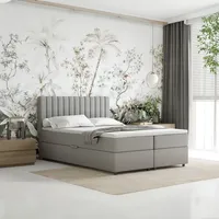 Panda möbel Boxspringbett 140x200 Everest mit Topper, mit Bettkästen,