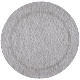 KADIMA DESIGN Balkonteppich Silber, 200x200 cm, – Böden, Teppiche, Outdoorteppiche