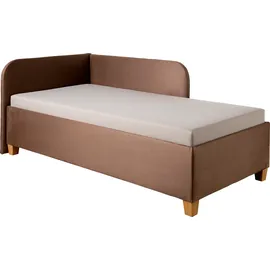 MAINTAL Polsterliege mit Bettkasten 1-Sitzer Beige