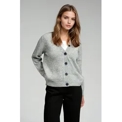 Strickjagd - hellgraue Melange - Damen - TeeShoppen