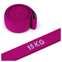 Sport-Thieme Elastisches Textil Powerband Ring, 15 kg, Lila-Grau