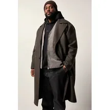 STHUGE Mantel braun 7XL