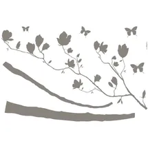 KOMAR Dekosticker Arabesque Silber 70 x 100 cm