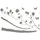 KOMAR Dekosticker Arabesque Silber 70 x 100 cm