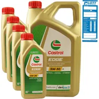 9L CASTROL EDGE Titanium FST Longlife 5W-30 VW 504 00 507 00 MB 229.31 229.51