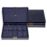 SACHER 2018.301.014023 - Uhrenetui für 10 Uhren acuro navy (Leder)