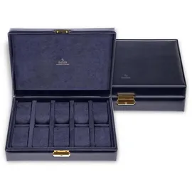 SACHER 2018.301.014023 - Uhrenetui für 10 Uhren acuro navy (Leder)