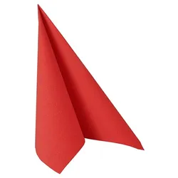 1000 Servietten rot `ROYAL Collection` 1/4-Falz 40 x 40 cm Stoffoptik
