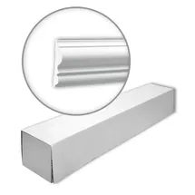 Profhome Wand- und Friesleisten Profhome Weiß 12 St. 2400 x 0,5 x 0,5 cm