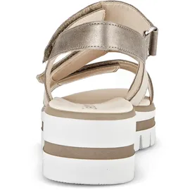 Gabor Plateau Sandalen in beige, | Gr.: 38,5