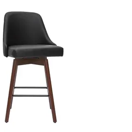 miliboo Design-Barhocker drehbar H65 cm Schwarz