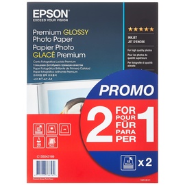 Epson Premium Glossy A4 255 g/m2 2 x 15 Blatt