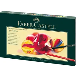 FABER-CASTELL Geschenkset Polychromos + Zubehör