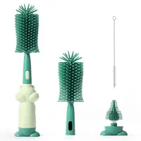 diboniur Flaschenbürste 3 in 1 Grün