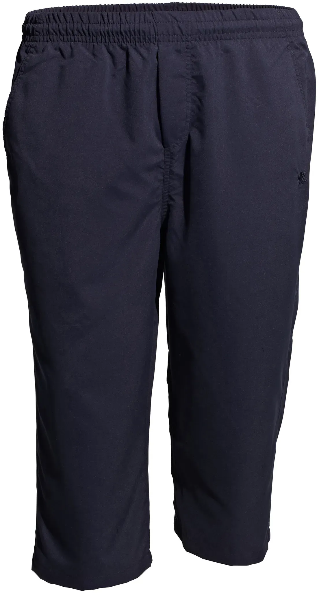 Stoffhose AHORN SPORTSWEAR, Damen, Gr. 6XL, EURO-Größen, blau, 100% Polyester, unifarben, Hosen Stoffhose, in 3/4-Länge