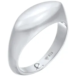 Elli PREMIUM Siegelring Marquise Design 925 Silber rhodiniert 64 Damen 