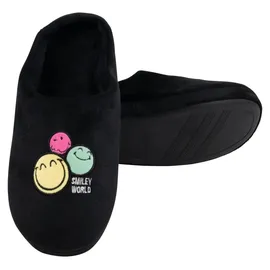 UNITED LABELS Smiley Puschen Schwarz 39