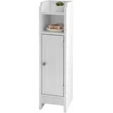 Relaxdays Badezimmerschrank 80 x 18 x 20 cm Weiß