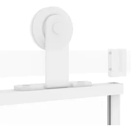 vidaXL Schiebetür rechts 76 x 205 cm weiß