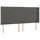 vidaXL Boxspringbett mit Matratze & LED Dunkelgrau 160x200 cm Samt