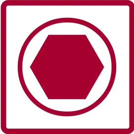 Gedore Winkelschraubendreher R38670512 6-kant 5 mm