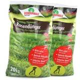 Höfer Chemie 2x 20 kg VERDURMAX® Rasendünger Frühling / Sommer