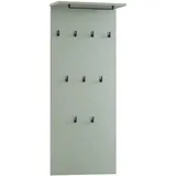 Schildmeyer MÖBELPARTNER Wandgarderobe Janne 153015 grün Holz 9 Haken 50,0 x 110,6 cm