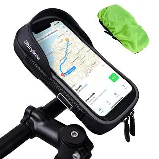 Handyhalterung Fahrrad Wasserdicht Handyhalter 360°Drehbarem Fahrrad Lenkertasche Drehbare Fahrradtasche Fahrrad Handyhalter für 4.7-7 Zoll Smartphone mit Mountainbike Handyhalter Regenschutz