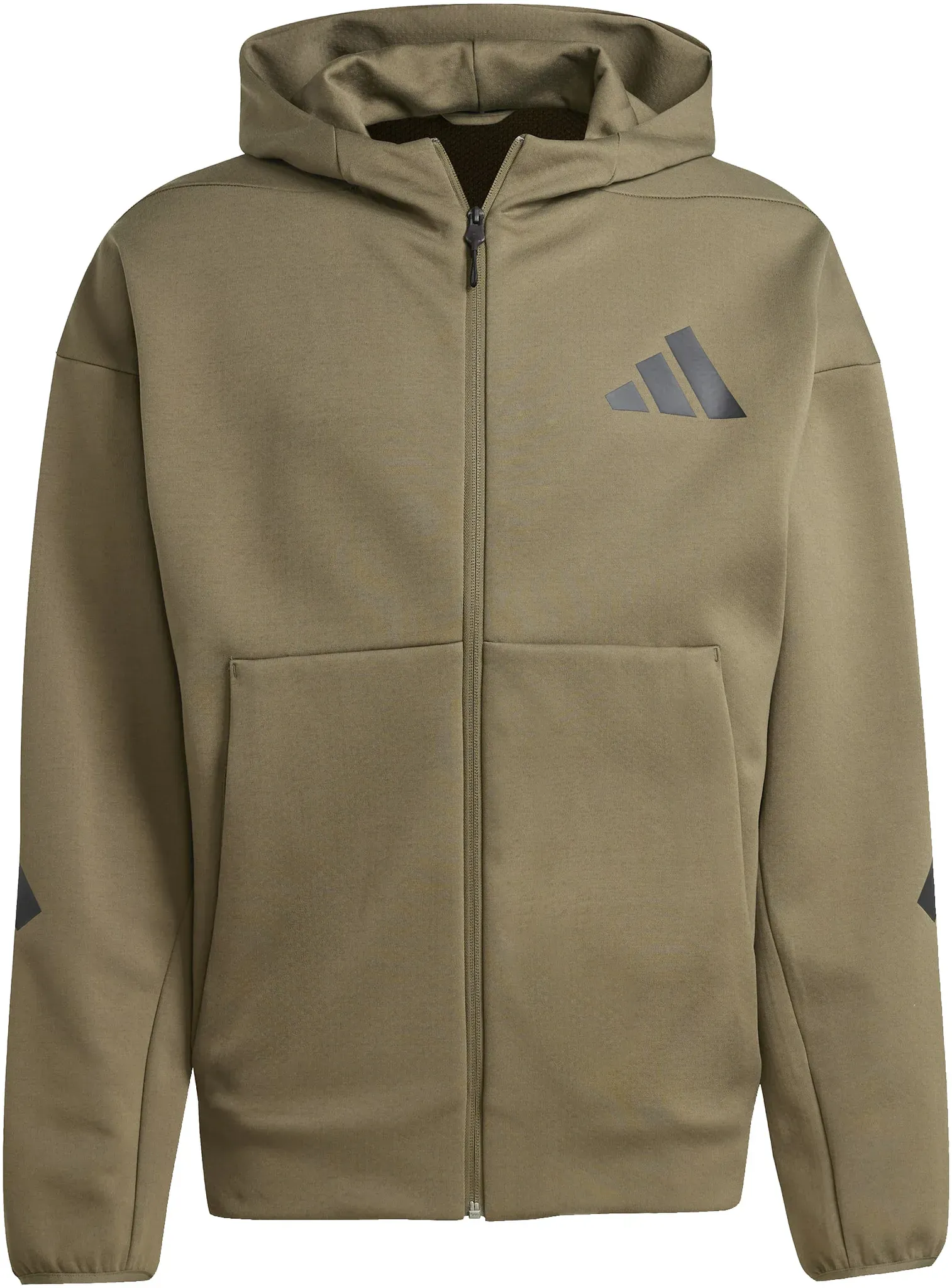 Herren Adidas AG Adidas Herren Kapuzensweatshirt/Hoodie M Z.N.E. FZ OLISTR - grau meliert - L