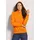 Madeleine Sweatshirt Rippenabschlüsse Orange 40