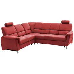 Wohnlandschaft Pisa Rot Mikrofaser