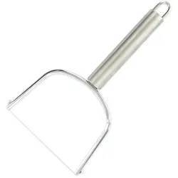 Fackelmann 48154 Stopfleber Lyra, Stopfleberdraht, Stopfleberschneider, Stopfleberschneider hausgemacht, Edelstahl, 21,4 x 10,4 x 1,8 cm