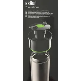 Braun BRSC001 edelstahl/schwarz 0,33 l