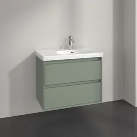 Villeroy & Boch Waschtischunterschrank 2 Auszüge 77,2 x 59,6 x 43,9 cm Soft Green