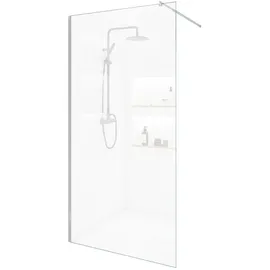 Home Deluxe Duschabtrennung Alu, Glas, Metall, 150x200 cm, Badezimmer, Baden - Duschen, Duschtrennwände