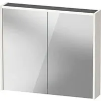 Duravit D-Code Spiegelschrank Verspiegelt DC7106022221000 800x700x148, Weiß Hochglanz, Mit