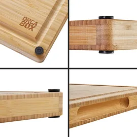 SOTech ORGA-BOX Schneidebrett Bambus 1-St 50 x 30 x 3,2 cm Braun