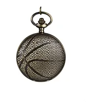 Avaner Taschenuhr mit Kette Basketball Analoge Quarz Taschenuhr mit Arabische Ziffern Pocket Watch für Frauen Männer