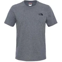 The North Face Simple Dome Kurzarm-t-shirt - TNF Medium Grey Heather - XS