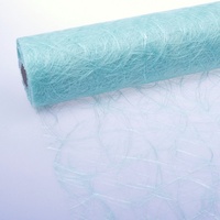 Deko AS GmbH Sizoweb Tischband eisblau 60 cm Rolle