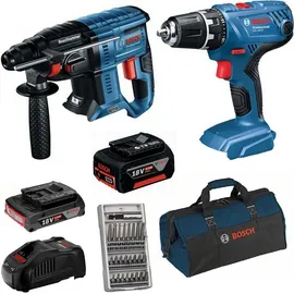 Bosch GSR 18 V-EC Professional inkl. 2 x 4,0 Ah + L-Boxx (0615990GB4)