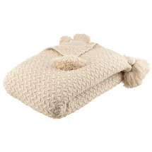 LeGer Home by Lena Gercke Gelsa Plaid 130 x 170 cm Beige