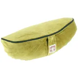 Guru-Shop Meditationskissen Yoga Kissen Mond, Samt Yogakissen,.. grün