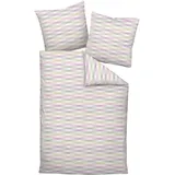 JANINE Carmen S 55124 06 gestreift multicolor 135 x 200 cm + 80 x 80 cm