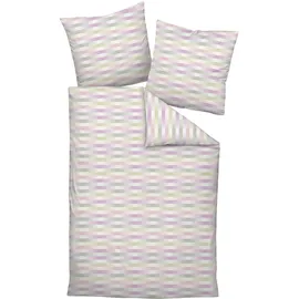 JANINE Carmen S 55124 06 gestreift multicolor 135 x 200 cm + 80 x 80 cm