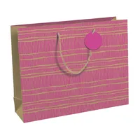 Clairefontaine 6x Geschenktasche Kraft, Néon, 37,3x11,8x27,5 cm