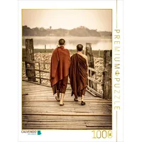 Calvendo Mönche auf der U Bein Brücke 1000 Teile