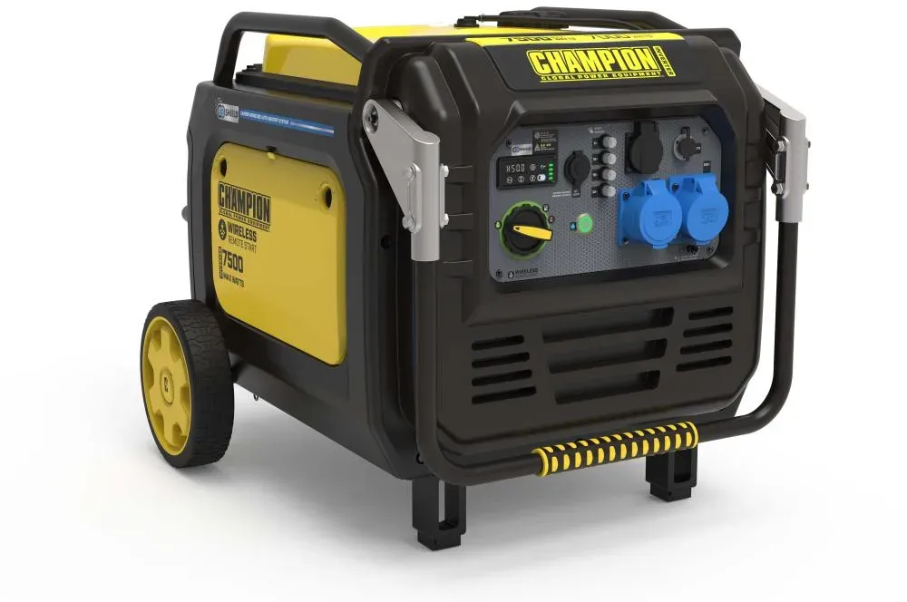 Champion 7500 Watt Inverter Benzin Aggregat Notstromaggregat E-start, Funkstart ATS