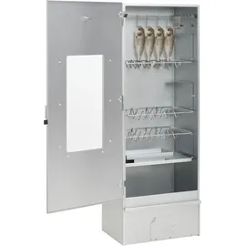 vidaXL Räucherofen silber